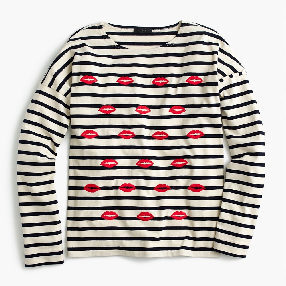 J crew lips shirt